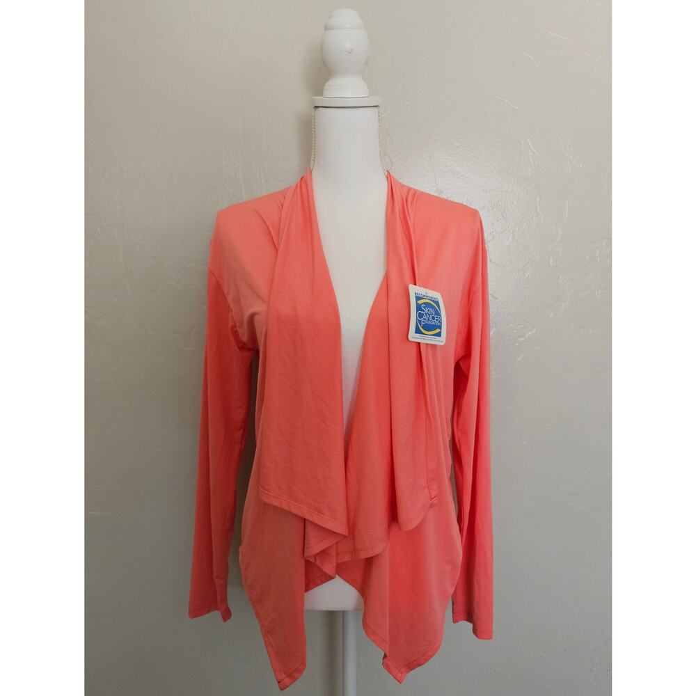 Sun & Sky Solid Pink Swim Cover Up S/M New